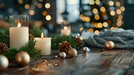 Les bougies, l'atout incontournable pour sublimer la décoration de votre table de Noël